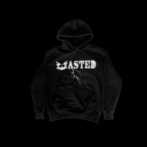 sudadera negra Wasted rallos Koomori